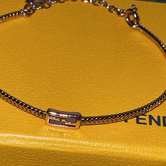 FENDI bracelet rose gold color great condition comes with box. - Picture 3 of 5